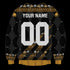 Personalized Team MSBY Black Jackals Christmas Unisex Wool Sweater